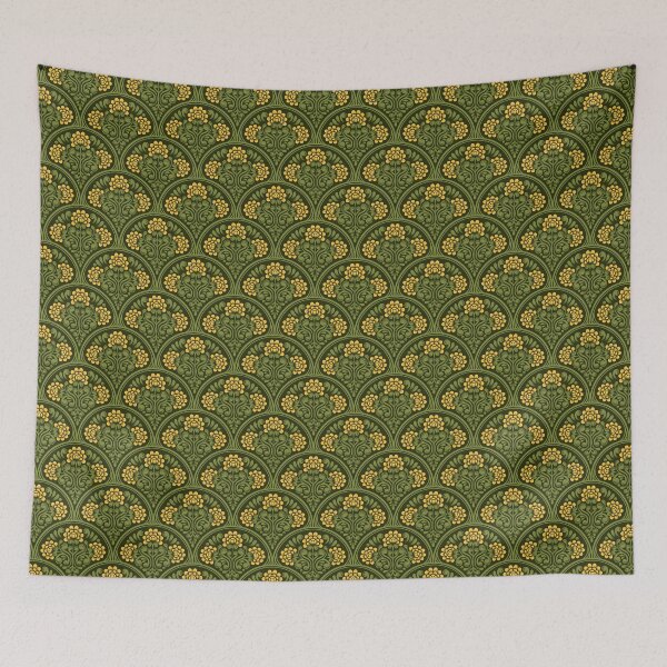 Item preview, 2230 - damask / vintage flowers pattern designed and sold by RouCouCou.