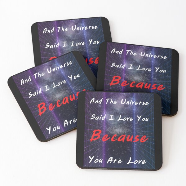 Item preview, And the universe said i love you because you are love designed and sold by MokonoKokoro.