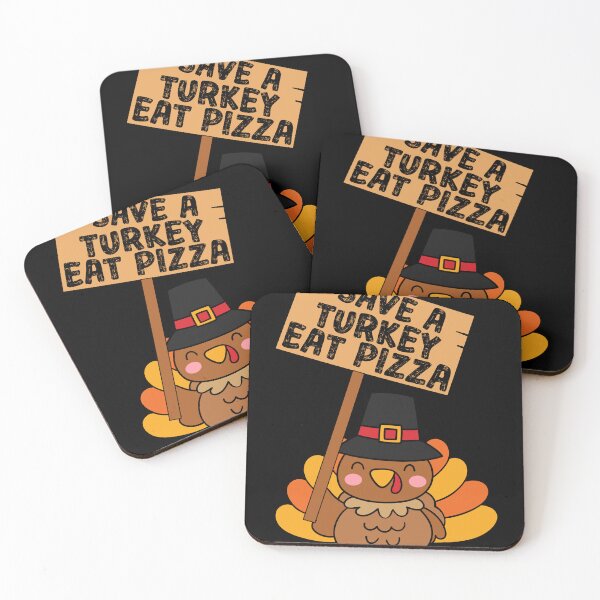 Item preview, Save A Turkey Eat Pizza designed and sold by goodimagedesign.