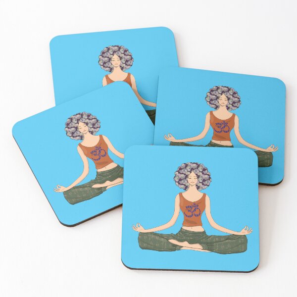 Item preview,  yoga, Lotus pose, om designed and sold by Lazut.