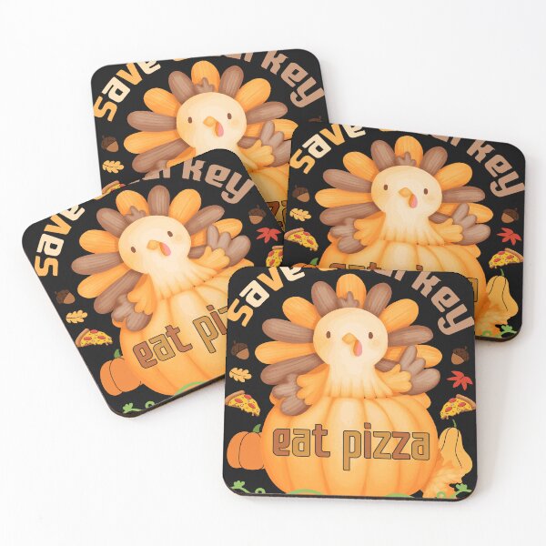 Item preview, Save A Turkey Eat Pizza designed and sold by goodimagedesign.