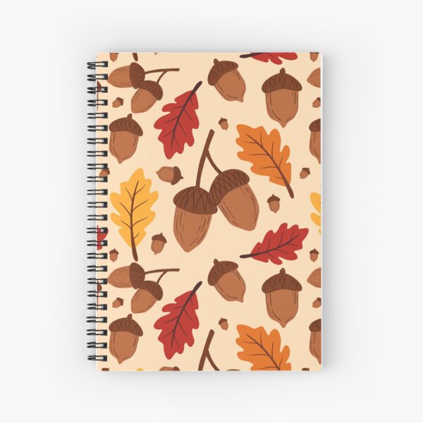 Item preview, Acorn Pattern - Oaknut Autumn Leaves Motifs designed and sold by Millusti.