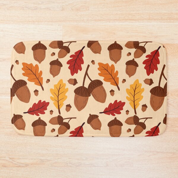 Item preview, Acorn Pattern - Oaknut Autumn Leaves Motifs designed and sold by Millusti.