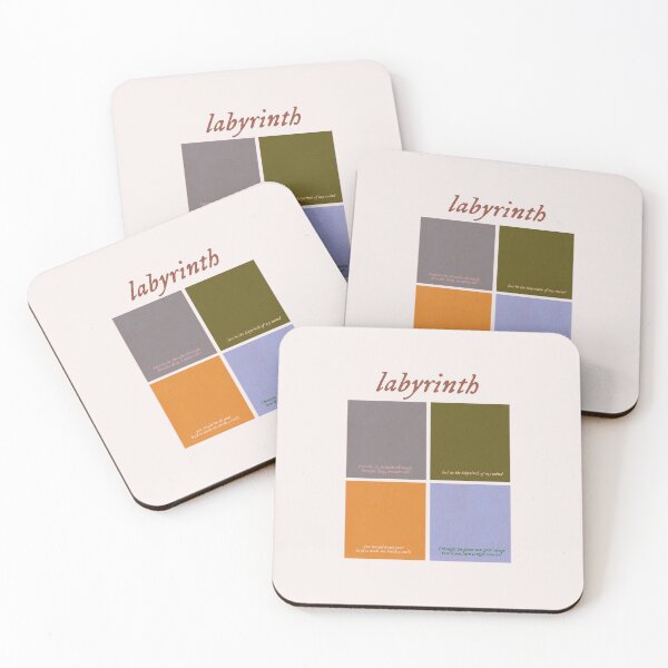 Item preview, labyrinth lyric color palette / graphic design designed and sold by viviennesworld.