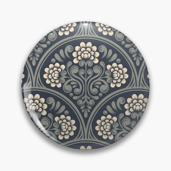 Item preview, 2234 - damask / vintage flowers pattern designed and sold by RouCouCou.