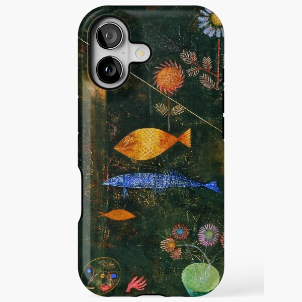 Bauhaus Paul Klee Fish Magic Exhibition ,paul klee paintings, paul klee art,Expressionism,Surrealism,Modern art, iPhone Tough Case