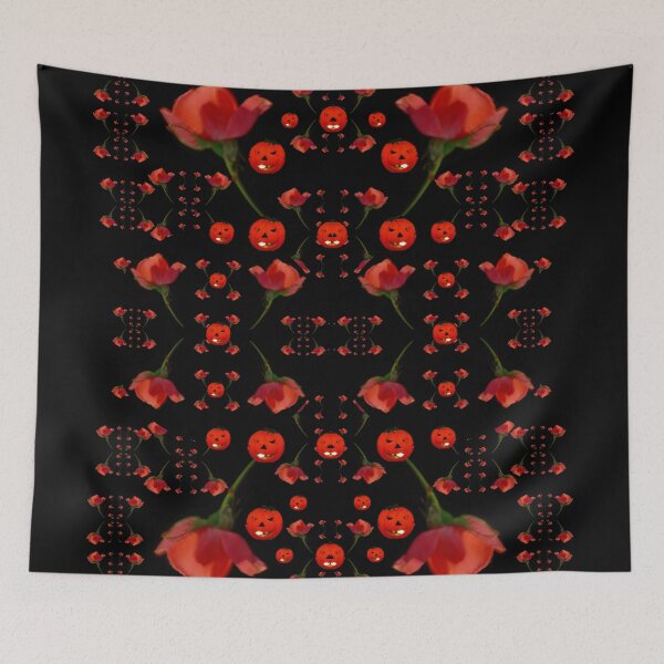 Item preview, pumkins and roses from the fantasy garden designed and sold by Pepita Selles.