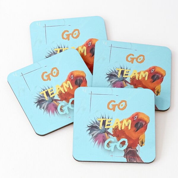 Item preview, Sun Conure Go Team Pet Blanket To Cover Birdcage, Tshirts ,  Postcards etc designed and sold by IvaRenee.