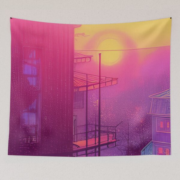 Item preview, 'The Sunset View Landscaping' designed and sold by Bako24.