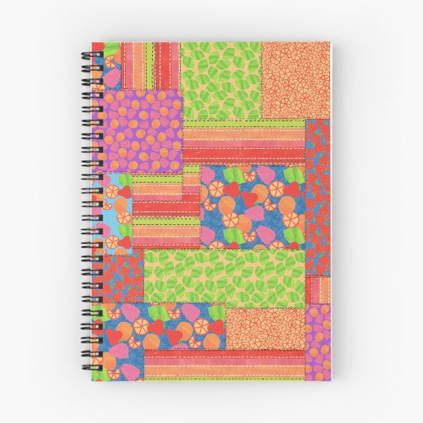Item preview, Bright Summer Fruits Faux Patchwork designed and sold by Judy Adamson.