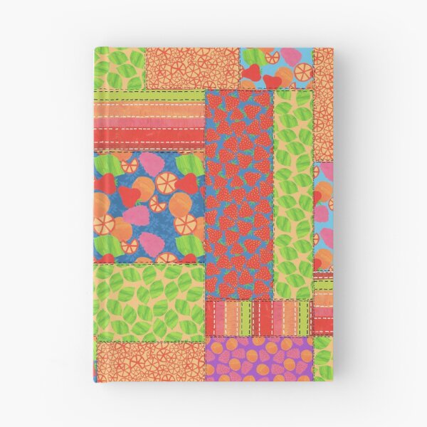 Item preview, Bright Summer Fruits Faux Patchwork designed and sold by Judy Adamson.