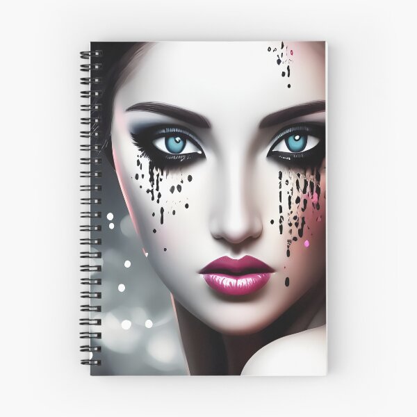 Item preview,  Beautiful woman with blue eyes abstract designed and sold by Stratomi.