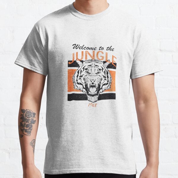 Welcome To The Jungle White Bengal 1968 Sports Vintage Style T-shirt