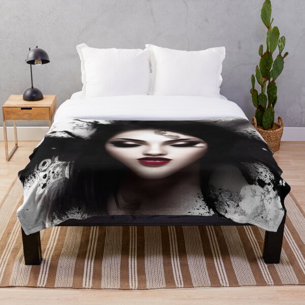 Item preview, Mystical woman black splash abstract designed and sold by Stratomi.