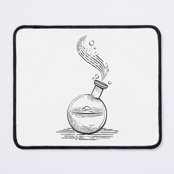 Item preview, Vintage Potion Line Art Dark designed and sold by wolfkin-design.