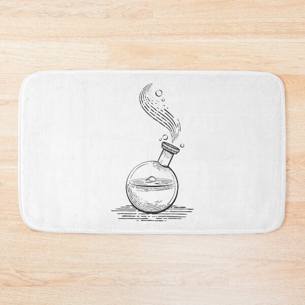 Item preview, Vintage Potion Line Art Dark designed and sold by wolfkin-design.
