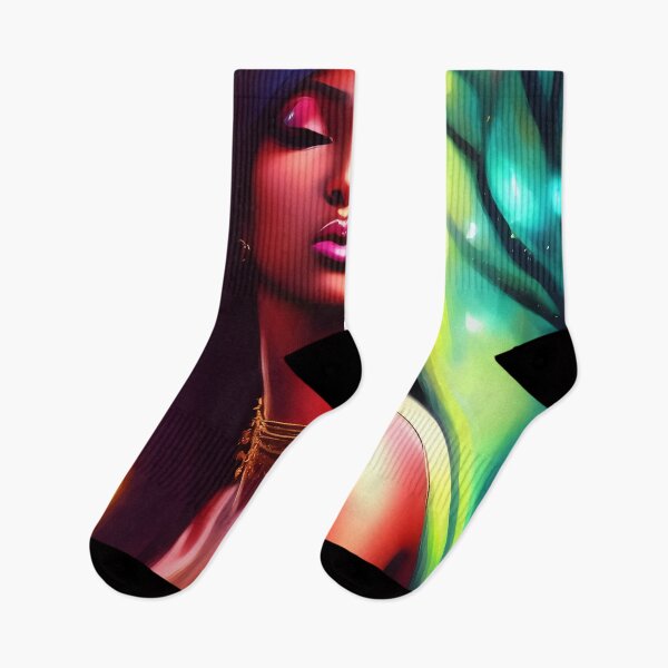 Item preview, Beautiful ebony woman color swirl abstract designed and sold by Stratomi.