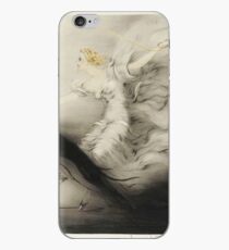 Vintage Art Deco Illustration, gehende Frau ihre Windhundhunde iPhone-Hülle & Cover