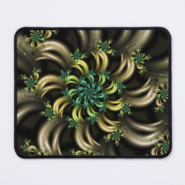 Item preview, Stripey Fractal Spiral designed and sold by pinkal.