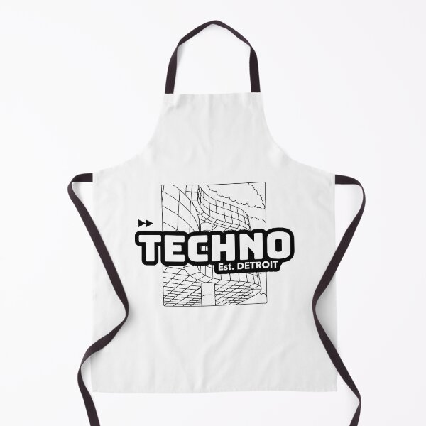 Item preview, TECHNO - Detroit (black) designed and sold by Discothreadz.