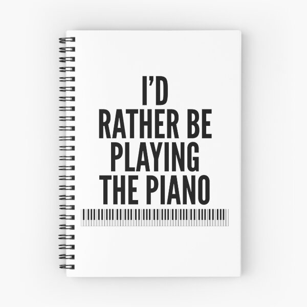 Item preview, I'd Rather Be Playing The Piano Gift Idea designed and sold by throwbackgamer.