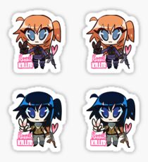 Terrorist/Counter Terrorist Kawaii Killer 4X Multipack Sticker