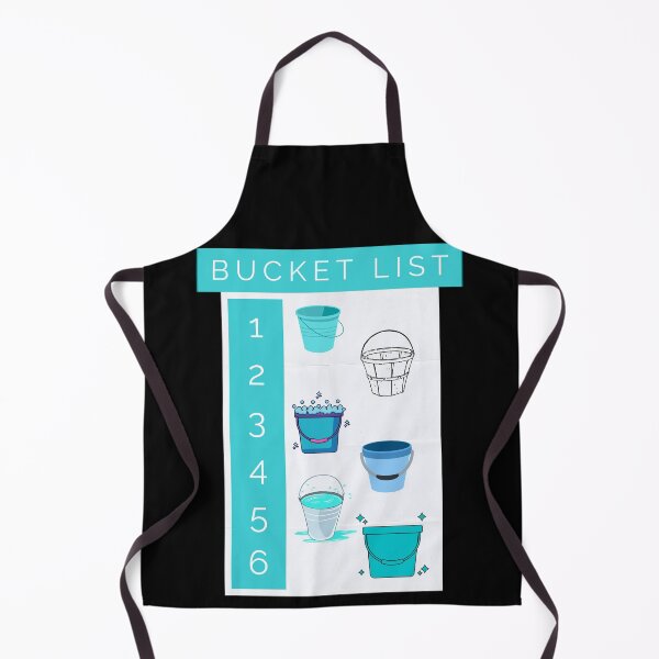 Item preview, Bucket List Blue Funny Goals Illustration designed and sold by marie-inks.