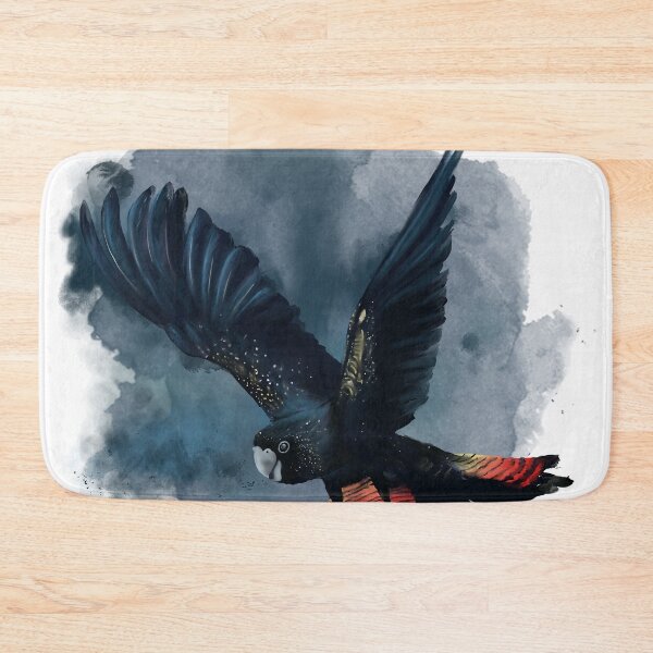 Item preview, Celestial Cockatoo in flight illustration designed and sold by pdstudio24.