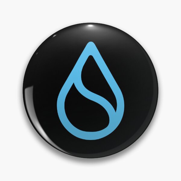 Item preview, Sui SUI Crypto Altcoin - Clean Blue Outline Logo Variant #1 designed and sold by CryptoMoods.