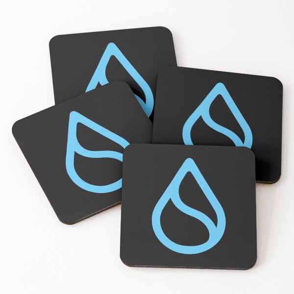 Item preview, Sui SUI Crypto Altcoin - Clean Blue Outline Logo Variant #1 designed and sold by CryptoMoods.