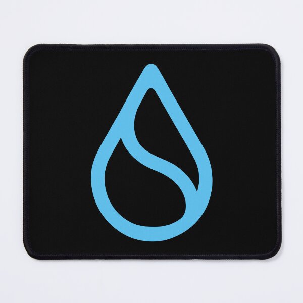 Item preview, Sui SUI Crypto Altcoin - Clean Blue Outline Logo Variant #1 designed and sold by CryptoMoods.