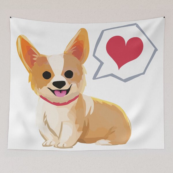 Artikelvorschau, Corgi-Liebe <3 entworfen und verkauft von LeCouleur.