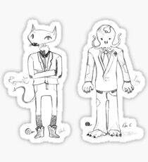 Exquisite Corpses by Echo & Sam Sticker