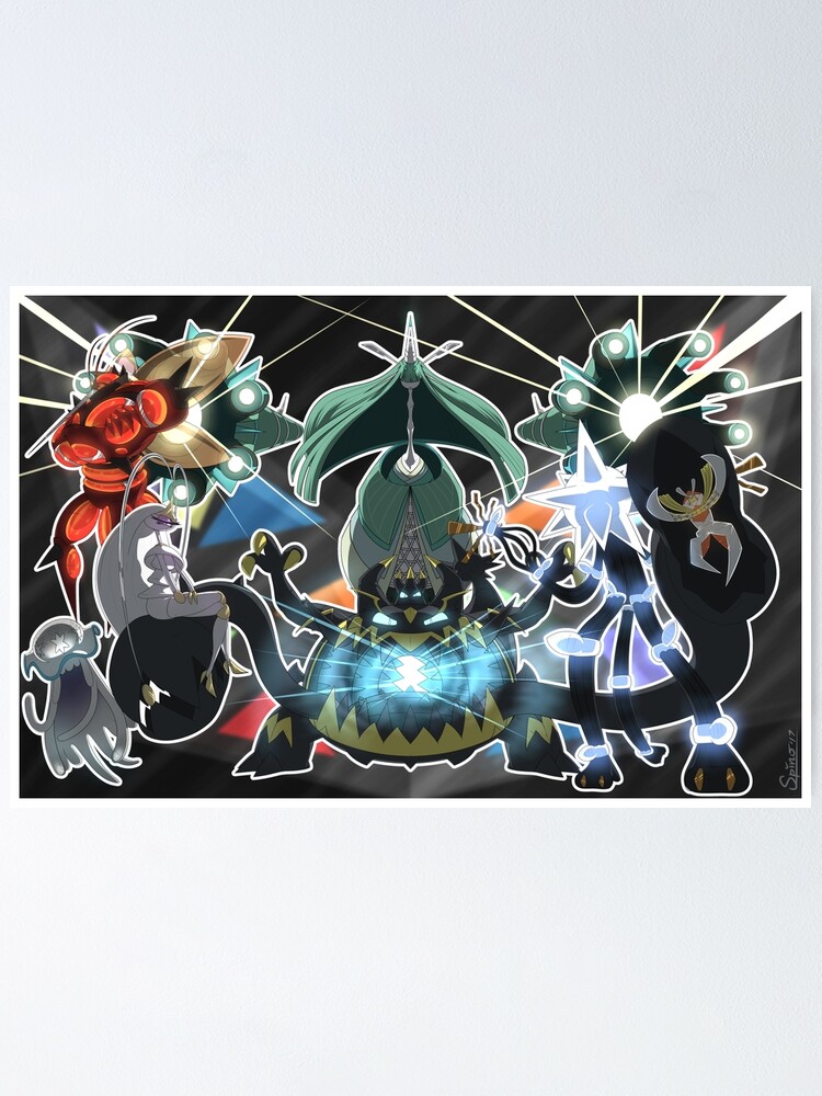 The Ultra Beasts Squad Poster By Spino Redbubble