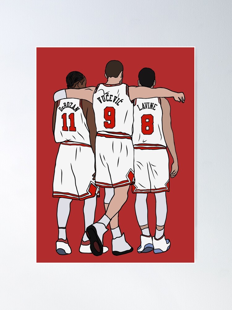 Alex Caruso - Chicago Bulls Jersey Basketball Art Board Print for Sale by  sportsign