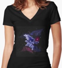 The Vastness Women's Fitted V-Neck T-Shirt