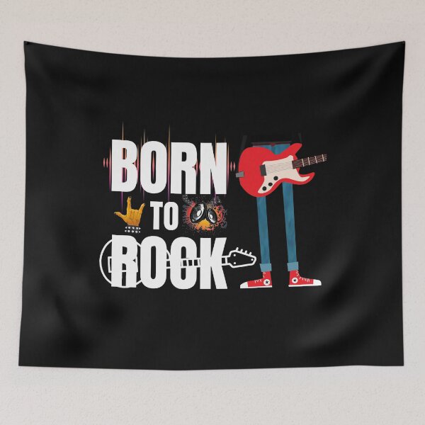 Item preview, Born To Rock Music  designed and sold by ThaphadaArtGall.
