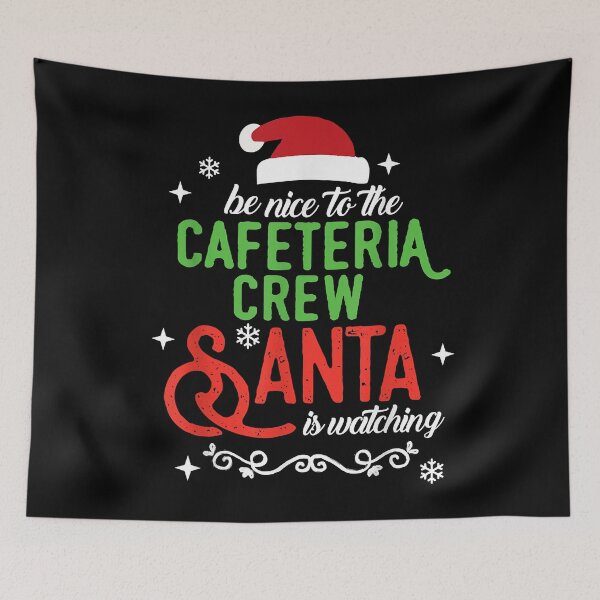 Item preview, Funny Cafeteria Squad Crew Christmas School Lunch Lady X'mas designed and sold by IsraelCastro.