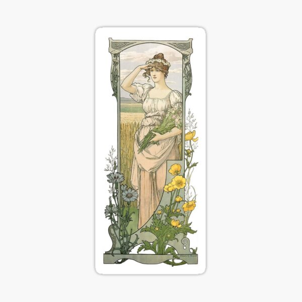 Item preview, Field Flowers (1900) - Elisabeth Sonrel designed and sold by SALON DES ARTS.