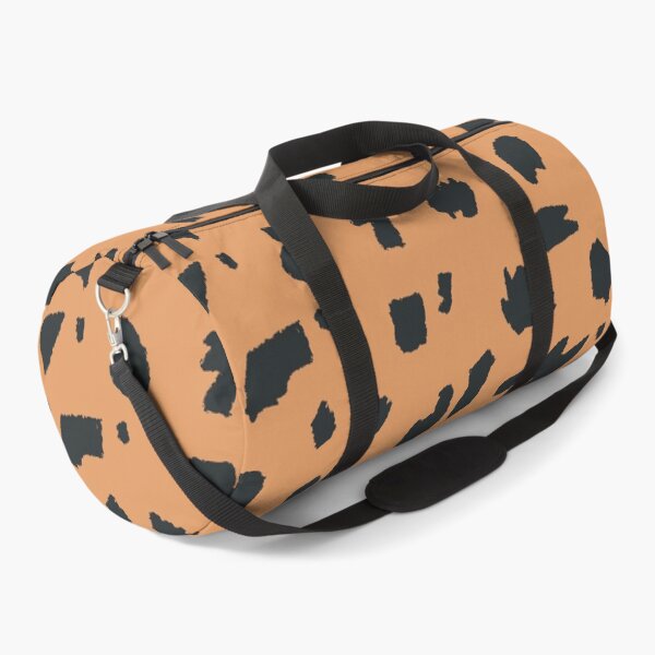 Item preview, Ocelot pattern pastel retro orange and black designed and sold by vianahline.