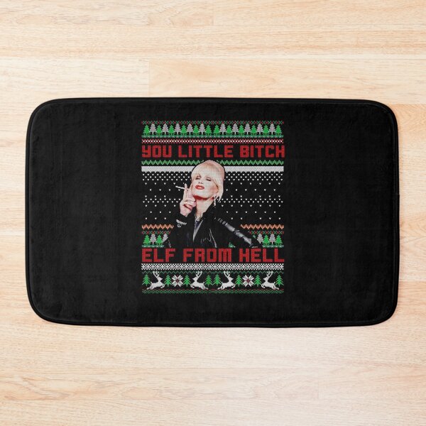 Item preview, Absolutely Fabulous You Little Bitch Elf From Hell Ugly Christmas Sweater Absolutely Fabulous Lovers Movie designed and sold by roritahamzeei.