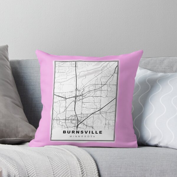 Item preview, Minimalist Burnsville Map designed and sold by Tamas Das.