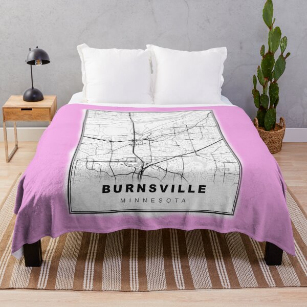 Item preview, Minimalist Burnsville Map designed and sold by Tamas Das.