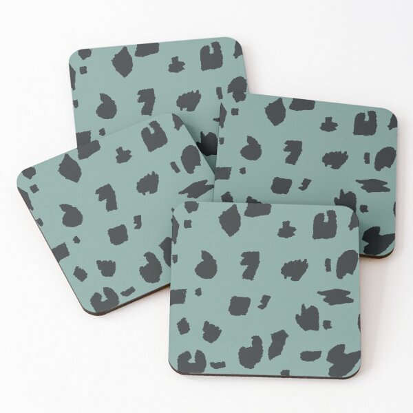 Item preview, Ocelot pattern pastel green and black designed and sold by vianahline.