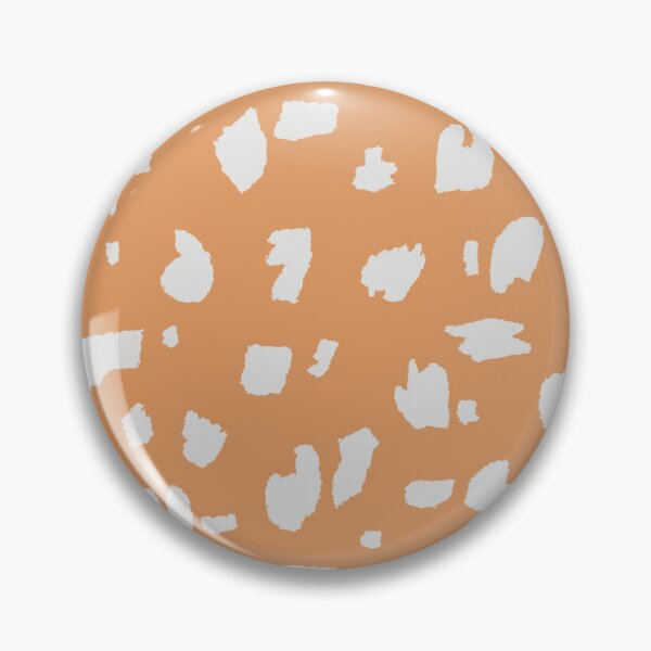 Item preview, Ocelot pattern pastel retro orange and white designed and sold by vianahline.