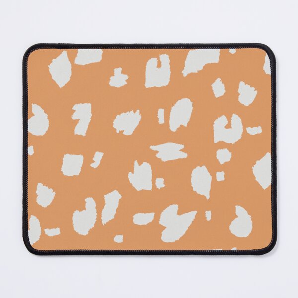 Item preview, Ocelot pattern pastel retro orange and white designed and sold by vianahline.