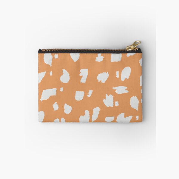 Item preview, Ocelot pattern pastel retro orange and white designed and sold by vianahline.