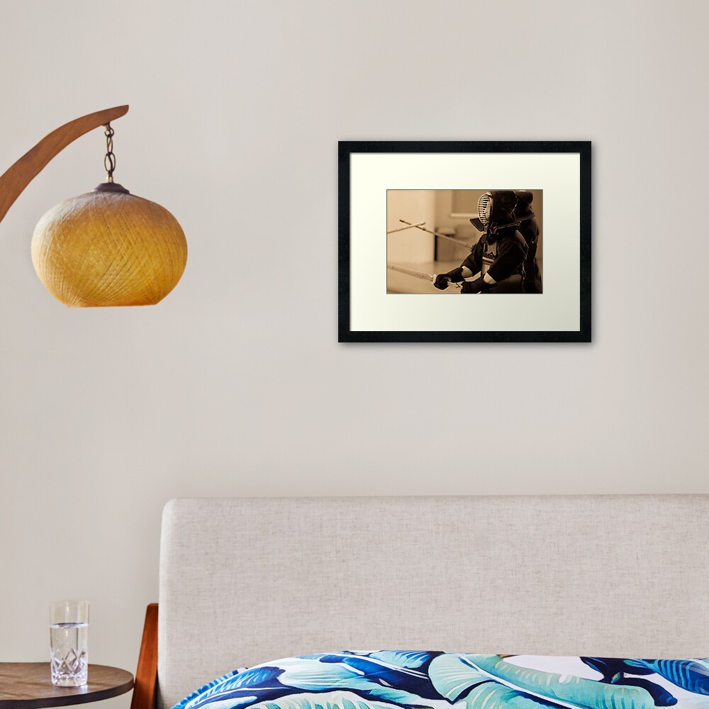 Kendo Lineup Framed Art Print