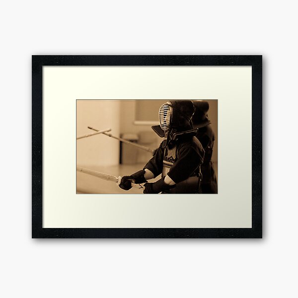 Kendo Lineup Framed Art Print