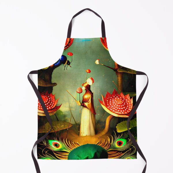 Item preview, Mysterious woman in the forest with fly agarics designed and sold by GorinART.